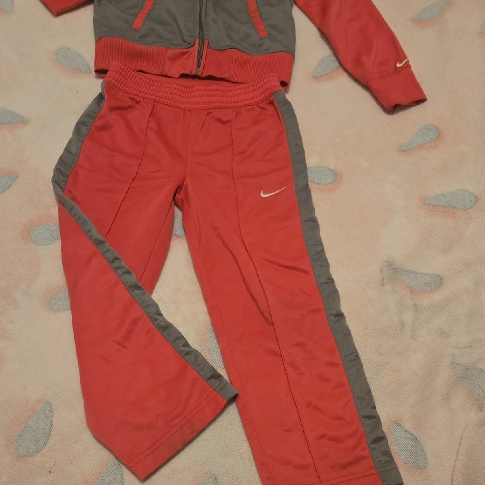 Nike Kids' Red and Gray Athletic Set